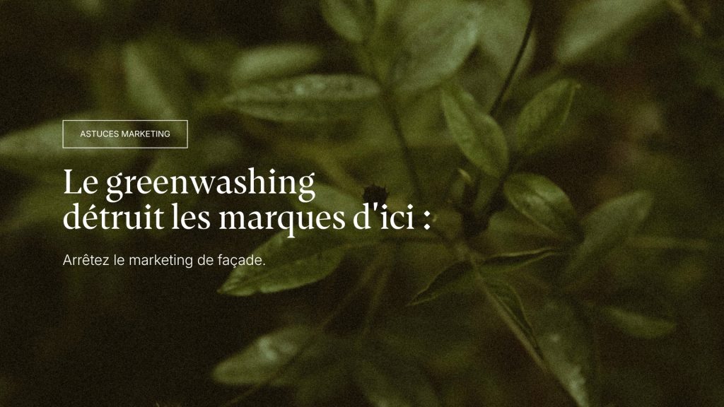 Illustration du marketing de façade et du greenwashing : un mur industriel gris repeint à la va-vite en vert.